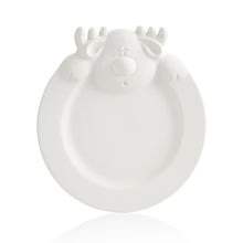 Load image into Gallery viewer, Holiday Plates ( Santa, Reindeer, or Snowman)
